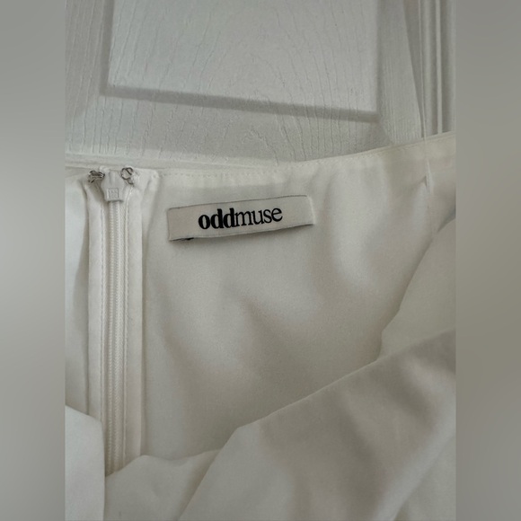 Odd Muse Off Shoulder Pleated Mini Dress - Picture 5 of 7